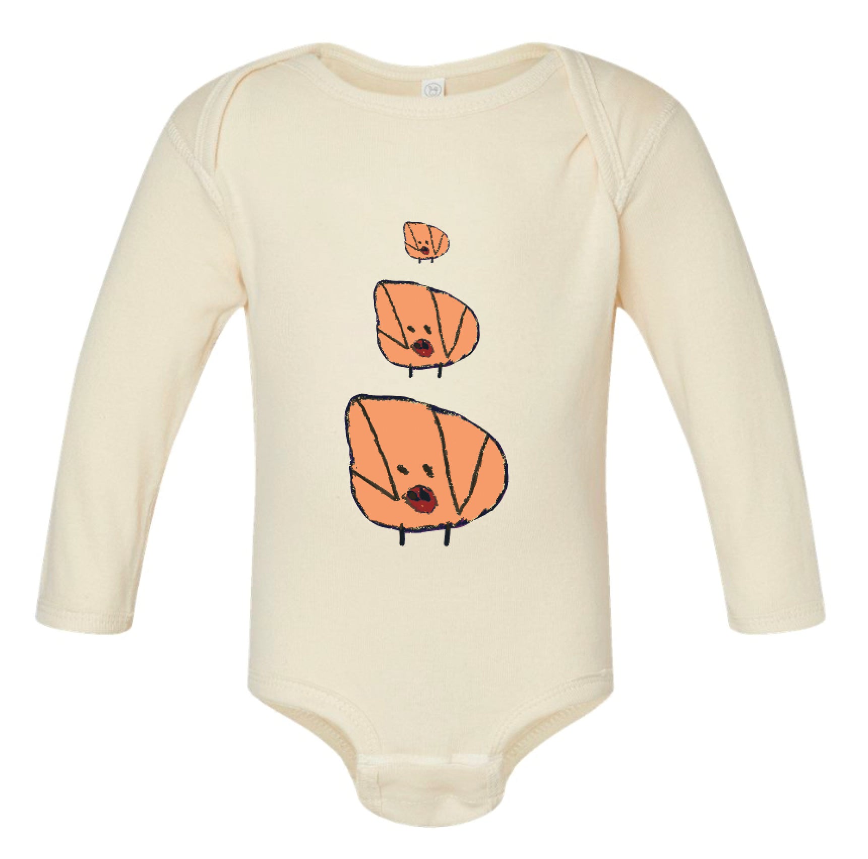 Long-Sleeve Baby Onesie