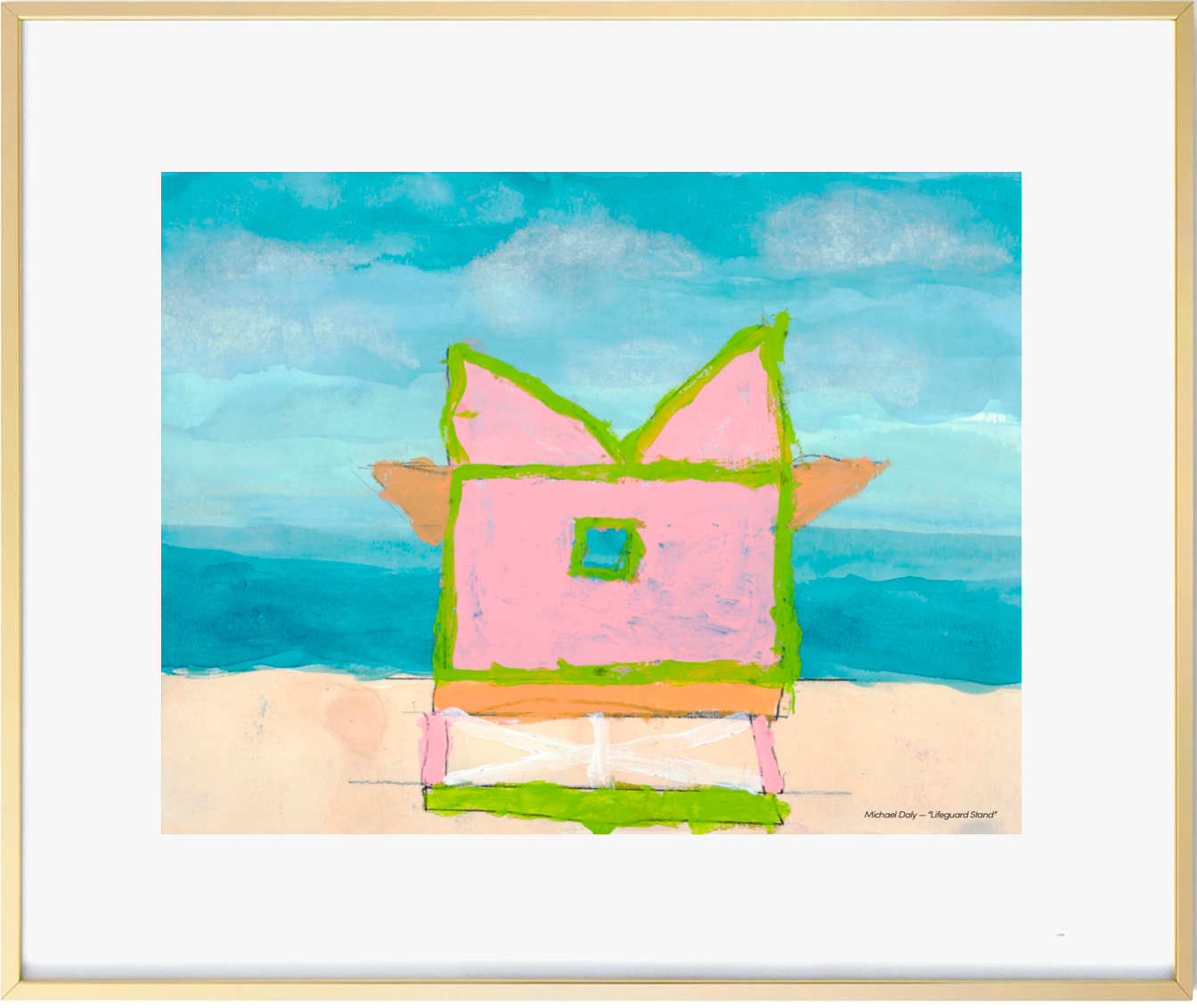 "Lifeguard Stand", June, Michael Daly