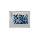 AWARE Recycled Cotton Zippered Pouch — Art by Robert Robles